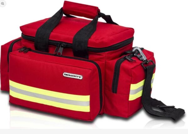 Red Medium Responder Kit Bag Fully Stocked